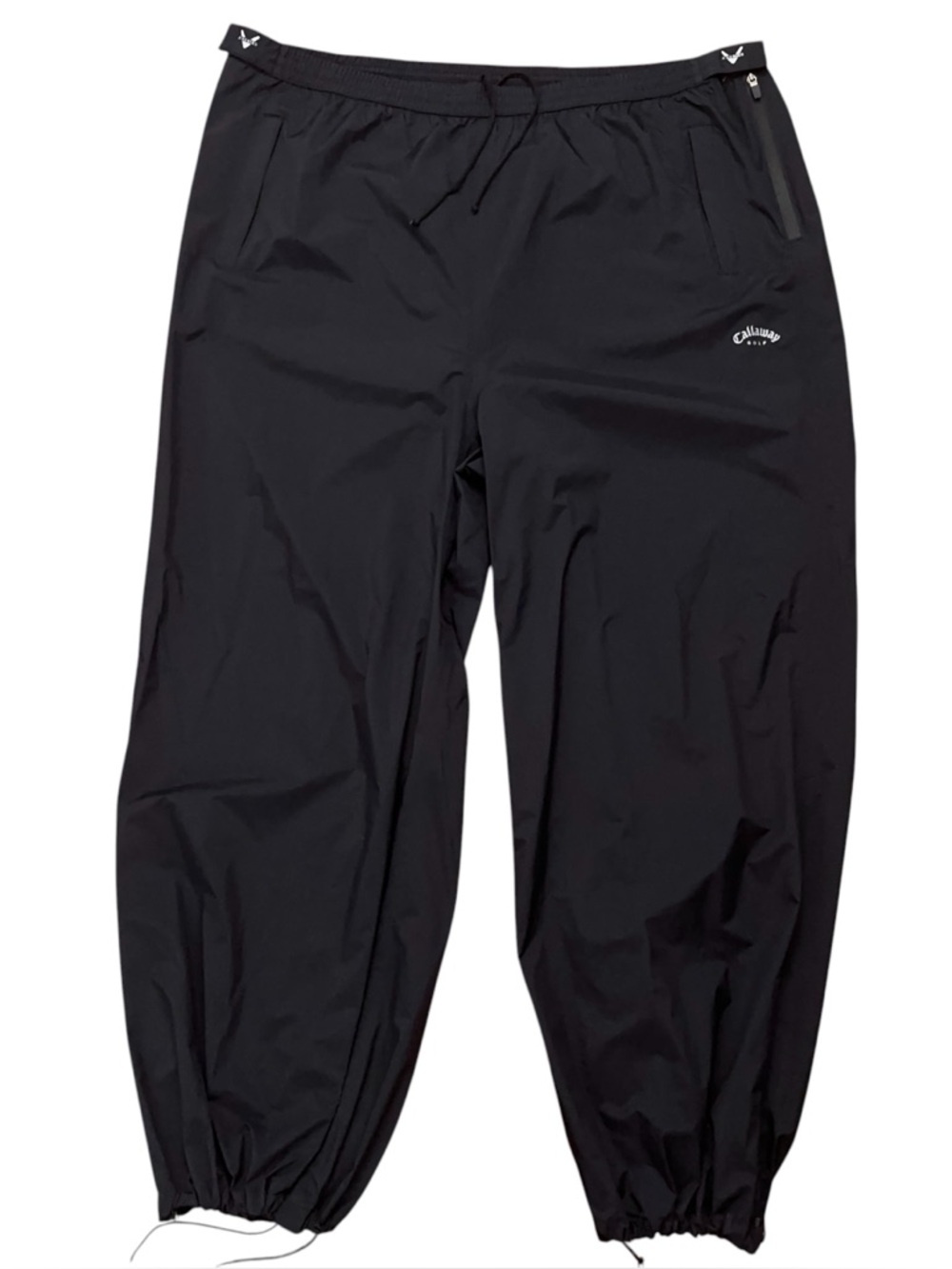 Callaway Rain Pants Mens 4XB X-Series Golf Waterproof Ankle String Black NEW